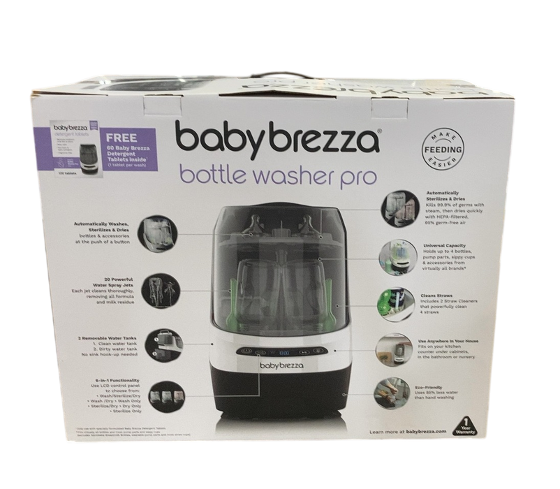 Shop Baby Brezza Bottle Washer Pro, White/Black at GoodBuy Gear