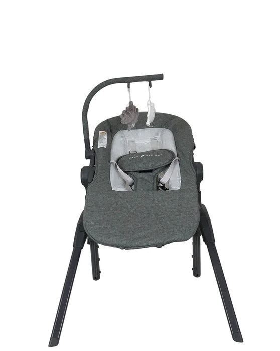 Shop Baby Delight Bloom Soothing Adjustable Lounger, Charcoal Tweed at GoodBuy Gear