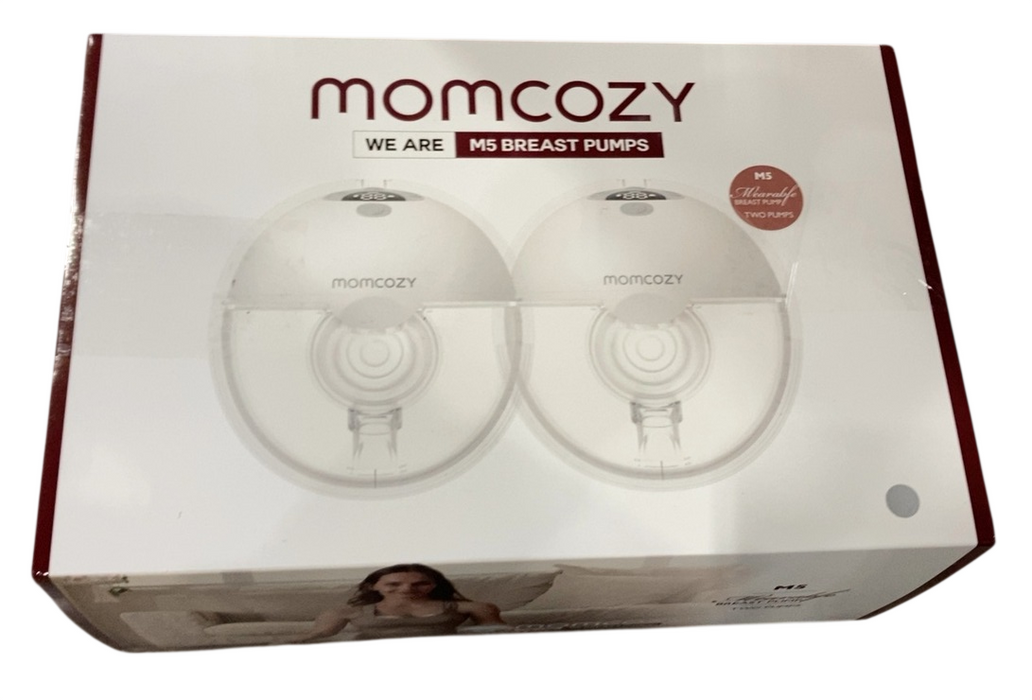 Shop Momcozy All-in-one M5 Double Wearable Breast Pump, Quill Grey at GoodBuy Gear