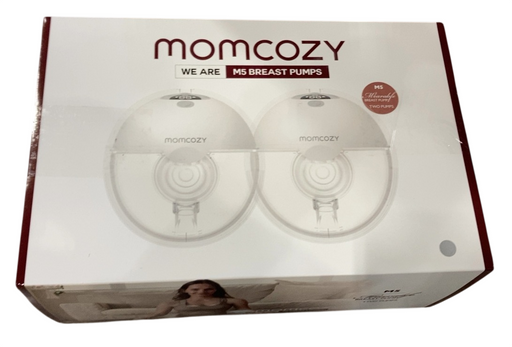 Shop Momcozy All-in-one M5 Double Wearable Breast Pump, Quill Grey at GoodBuy Gear