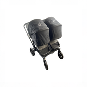 Shop DRAFT - Bugaboo Donkey 5 Duo Stroller, 2022, Black, Grey Melange, Midnight Black at GoodBuy Gear