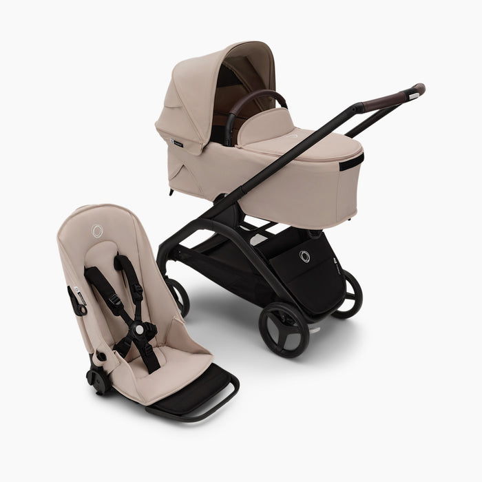 Bugaboo Dragonfly Bassinet and Seat Stroller, Black, Desert Taupe, Desert Taupe, 2025