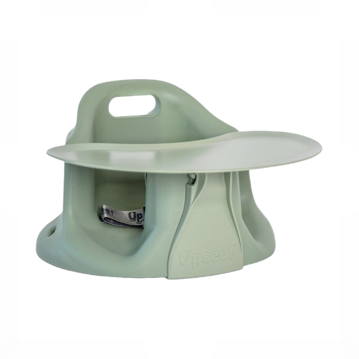 Shop Upseat Baby Floor & Booster Seat with Tray, Sage at GoodBuy Gear