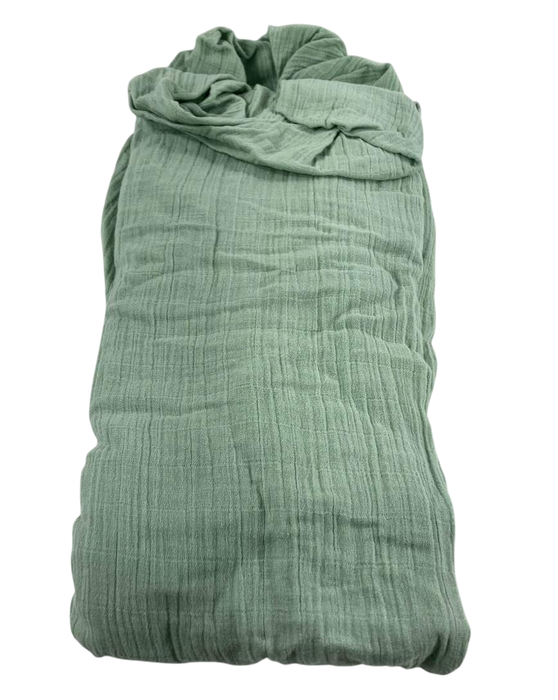 Shop Crane Baby Crib Fitted Sheet, Evergreen at GoodBuy Gear