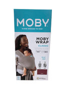 used Moby Wrap Baby Carrier, Ruby