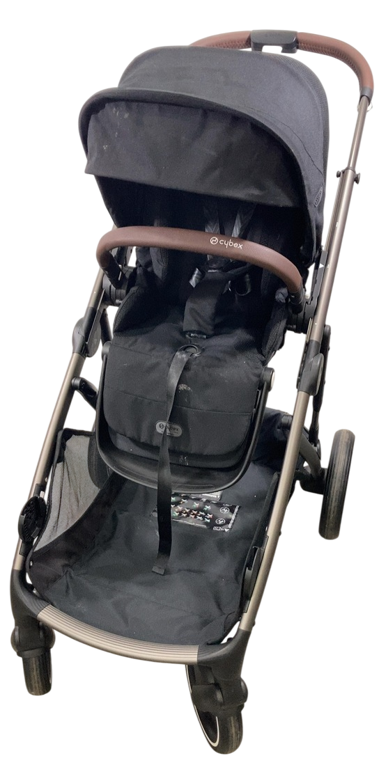 Cybex Gazelle S Modular Stroller, 2023, Deep Black, Taupe Frame