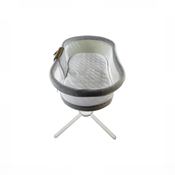 Shop Halo BassiNest Swivel Sleeper Luxe Series, Dove Grey Tweed at GoodBuy Gear