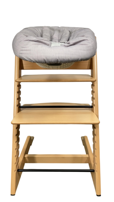 Shop Stokke Tripp Trapp High Chair and Newborn Set Bundle, Natural at GoodBuy Gear