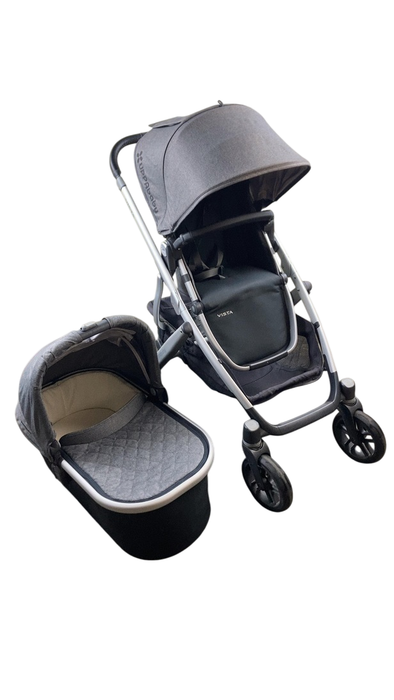 Shop UPPAbaby VISTA Stroller, 2018, Jordan (Grey Melange) at GoodBuy Gear