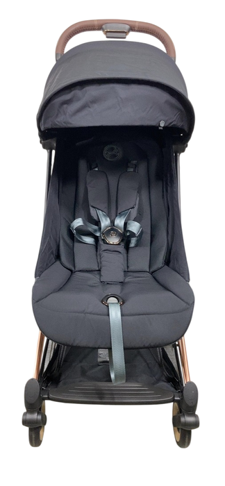 Shop Cybex Coya Stroller, 2023, Rose Gold, Sepia Black at GoodBuy Gear