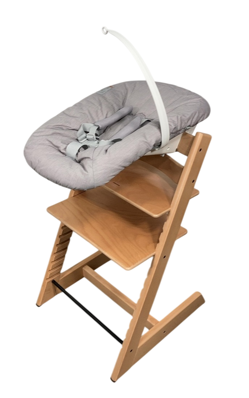 Shop Stokke Tripp Trapp High Chair and Newborn Set Bundle, Natural at GoodBuy Gear