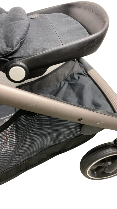 Shop Cybex Gazelle S Modular Stroller, 2022, Moon Black, Taupe Frame at GoodBuy Gear