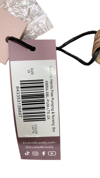 Shop Kindred Bravely Sublime Hands-Free Pumping & Nursing Bra, Latte, XX-Large, Regular at GoodBuy Gear
