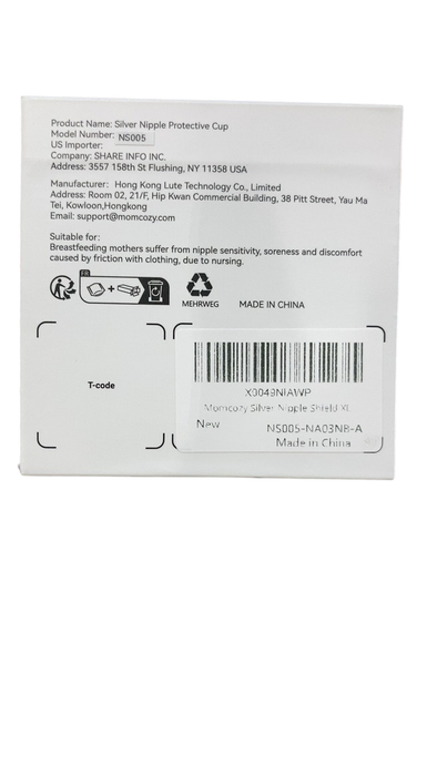 Shop Momcozy Silver Nipple Shields, XLarge at GoodBuy Gear