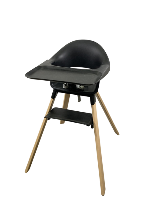 Shop Stokke Clikk High Chair, Black Natural at GoodBuy Gear