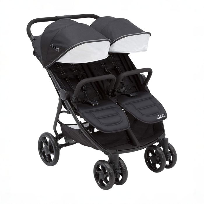 Shop Jeep Destination Ultralight Side x Side Double Stroller, 2025, Midnight at GoodBuy Gear