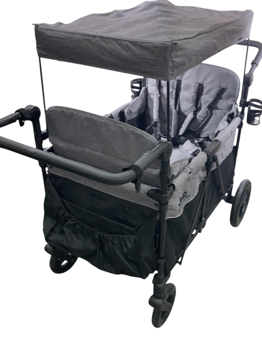 Shop Delta Children Jeep Deluxe Wrangler Wagon Stroller with Cooler Bag and Parent Organizer, 4 Seater, Grey at GoodBuy Gear
