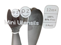 Shop ezpz Mini Utensils, Gray at GoodBuy Gear