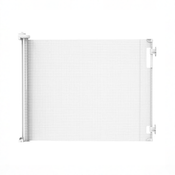 Shop Perma Child Safety Indoor/Outdoor Retractable Baby Gate, 33"x71", White at GoodBuy Gear