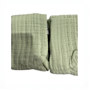 Shop Small Story Cotton Muslin Washcloths, Sage at GoodBuy Gear