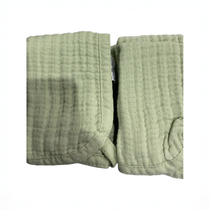 Shop Small Story Cotton Muslin Washcloths, Sage at GoodBuy Gear