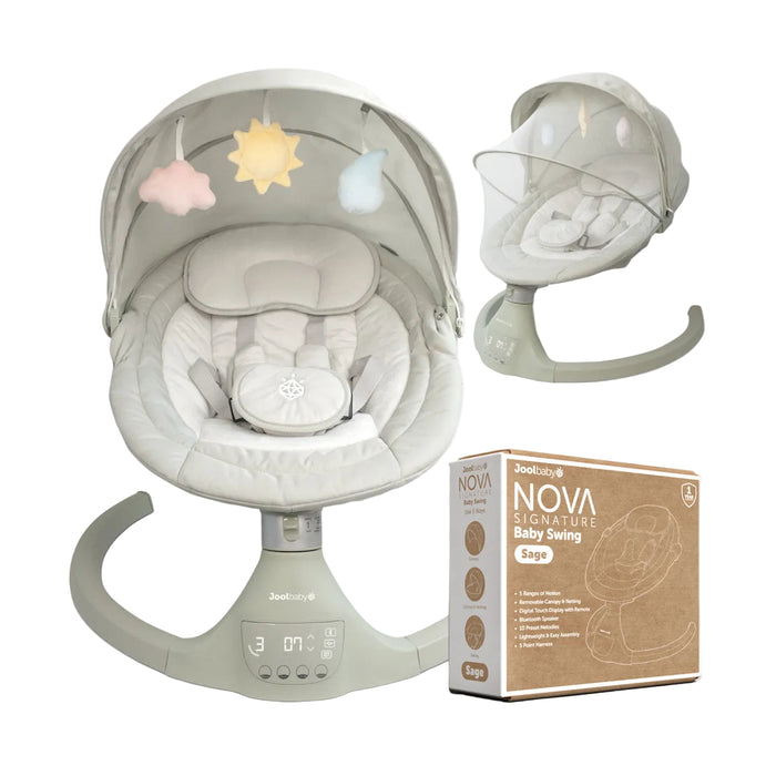 Jool Nova Baby Swing, Sage, Signature