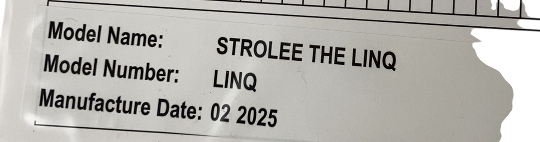 Shop Strolee LinQ Compact Stroller, Black, 2025 at GoodBuy Gear