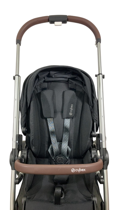 Shop Cybex Gazelle S Modular Stroller, 2023, Moon Black, Silver Frame at GoodBuy Gear