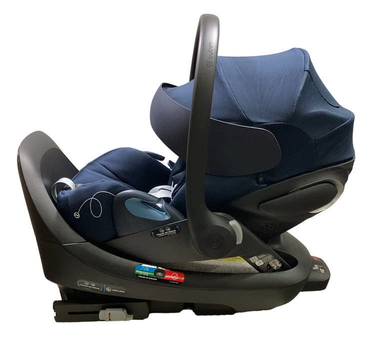 Shop Cybex Cloud G Lux with SensorSafe, 2024, Ocean Blue at GoodBuy Gear