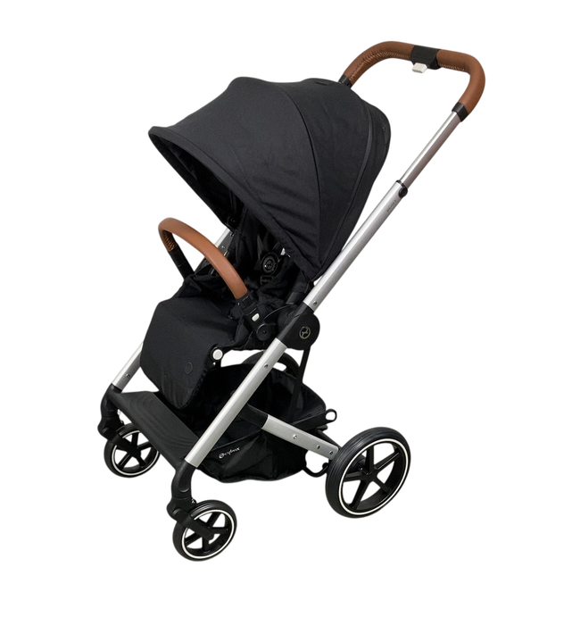 Shop Cybex Balios S Lux Stroller, 2021, Silver, Moon Black at GoodBuy Gear
