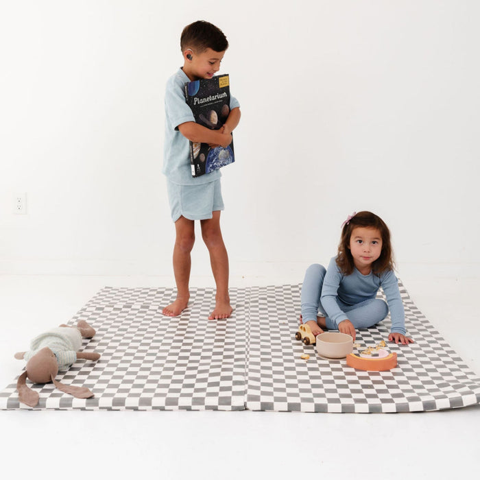 Shop Imperfect | Checker Pepper Vegan Leather Mat at GoodBuy Gear