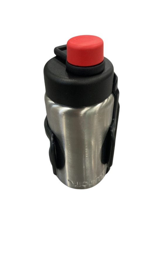 Shop Woom GLUG Stainless Steel Bottle + Bottle Cage, Stainless at GoodBuy Gear