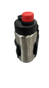 Shop Woom GLUG Stainless Steel Bottle + Bottle Cage, Stainless at GoodBuy Gear