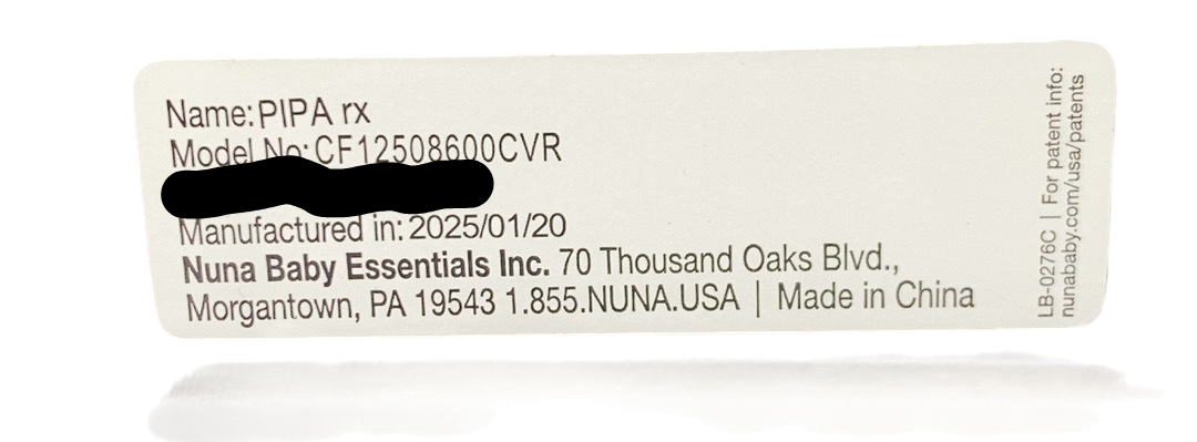 Shop Nuna PIPA rx Infant Car Seat with RELX Base, Caviar, 2025 at GoodBuy Gear