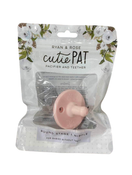 Shop Ryan & Rose Cutie Pat Pacifier & Teether, Round Stage 1 Nipple, Pink at GoodBuy Gear