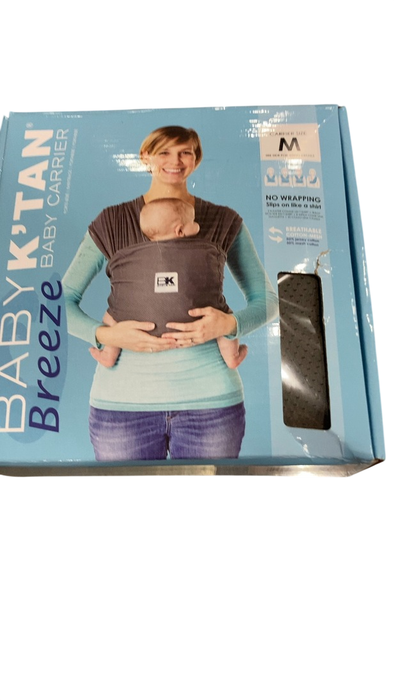 Shop Baby K'tan Baby Carrier, Breeze, Charcoal, Medium at GoodBuy Gear