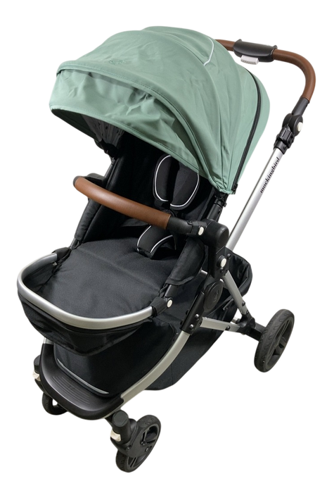 Shop Mockingbird Single 2.0 Stroller, Sage, Watercolor Drops, Silver With Penny Leather, 2024 at GoodBuy Gear