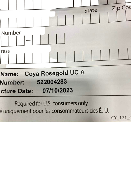 Shop Cybex Coya Stroller, 2023, Peach Pink, Rose Gold at GoodBuy Gear