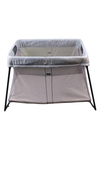 Shop BabyBjorn Travel Crib Light Bundle with Fitted Sheet, Silver at GoodBuy Gear