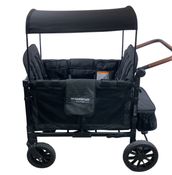Shop Wonderfold W4 Luxe Quad Stroller Wagon, 2021, Charcoal Grey with Black Frame at GoodBuy Gear