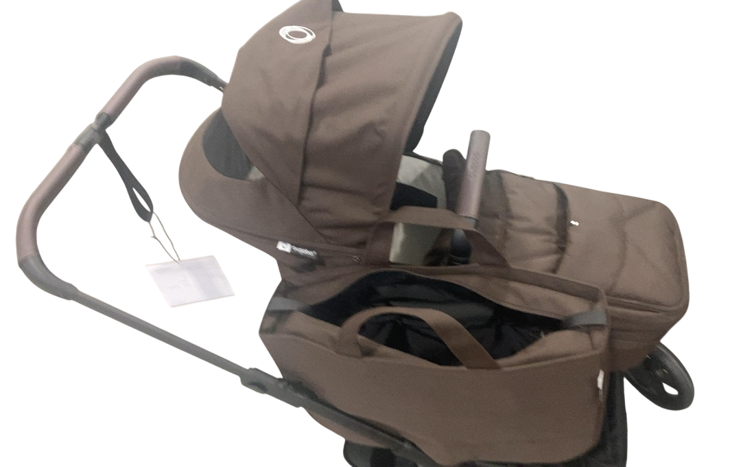 Shop Bugaboo Donkey 6 2-in-1 Stroller, 2025, Black Frame, Cocoa Brown, Cocoa Brown at GoodBuy Gear