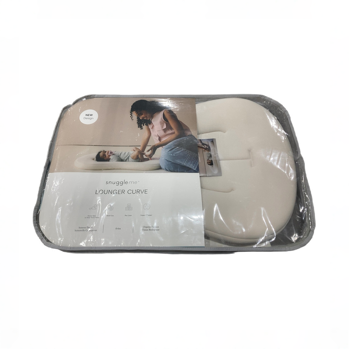 Shop Snuggle Me Organic Lounger Curve, Dune at GoodBuy Gear