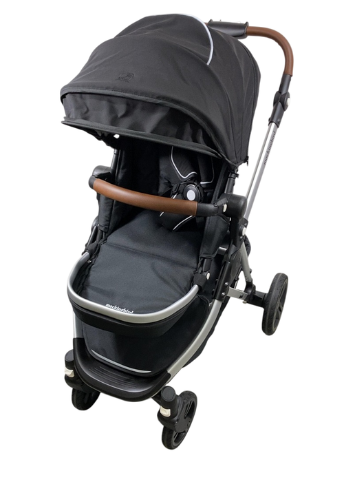 Shop Mockingbird Single to Double 2.0 Stroller, 2024, Black, Silver With Penny Leather, Watercolor Drops at GoodBuy Gear