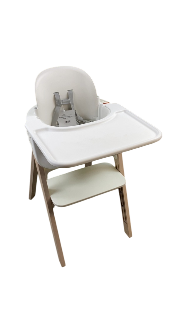 stokke hochstuhl steps Stokke Complete Steps High Chair, White Seat Natural Legs