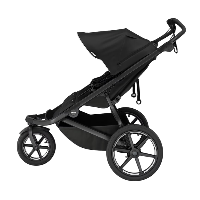 Shop Thule Urban Glide 3 Double Stroller, 2025, Black, Magnetic Harness at GoodBuy Gear