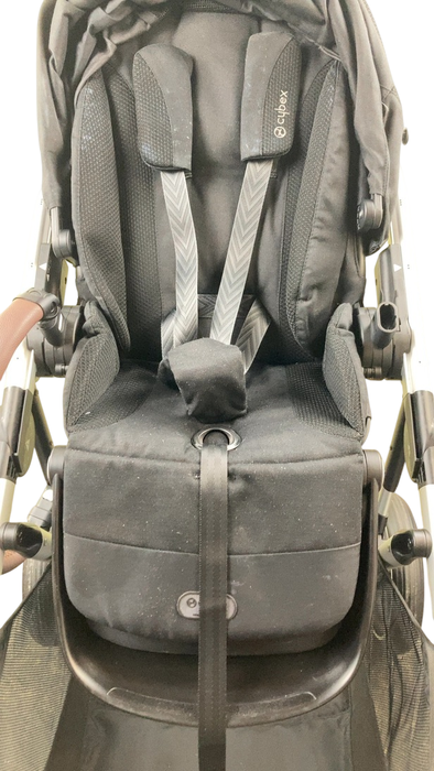 Shop Cybex Gazelle S Modular Stroller, 2024, Moon Black, Silver Frame at GoodBuy Gear