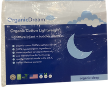 Shop Organic Dream Organic Cotton 2-Stage Lightweight Ultra Crib Mattress, White at GoodBuy Gear