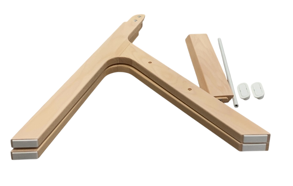 Shop Mockingbird High Chair, Natural Beech, White at GoodBuy Gear
