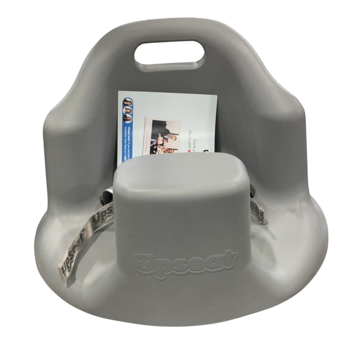 Shop Upseat Baby Floor & Booster Seat with Tray, Grey at GoodBuy Gear