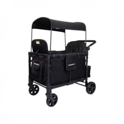 Shop Wonderfold W4 Luxe Pro Stroller Wagon, 2025, Jet Black at GoodBuy Gear